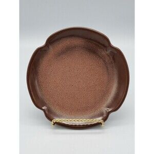 Frankoma Pottery Brown  5 3/4” Bread Plate Saucers #5E Plainsman Pattern